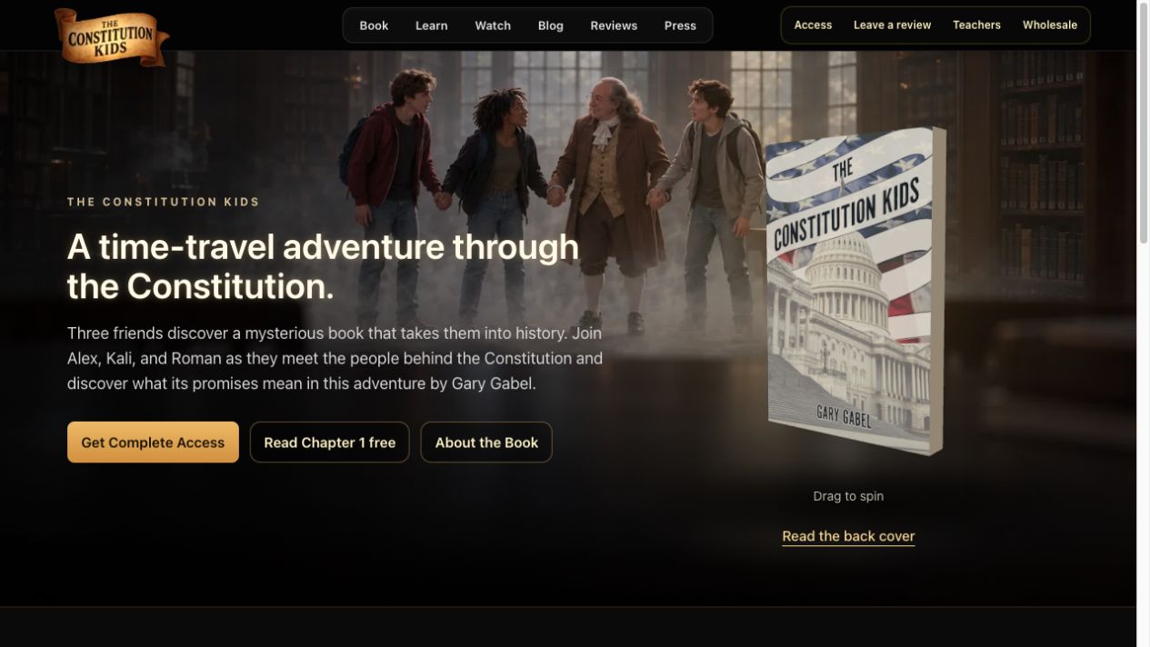 The Constitution Kids homepage