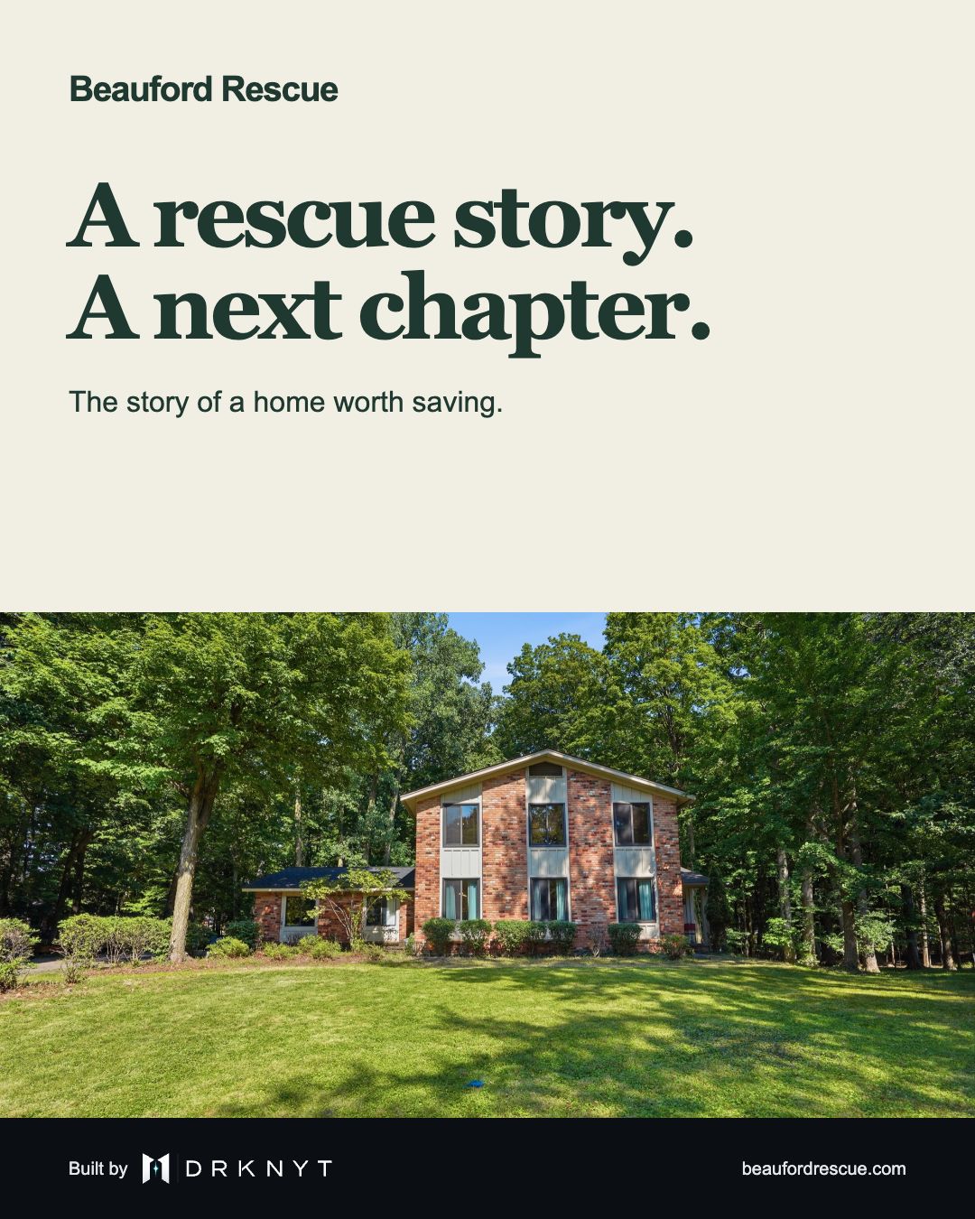 Beauford Rescue — A rescue story with a next chapter.